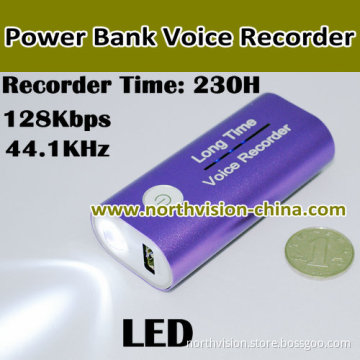 New Power Bank Built-in Voice Recorder